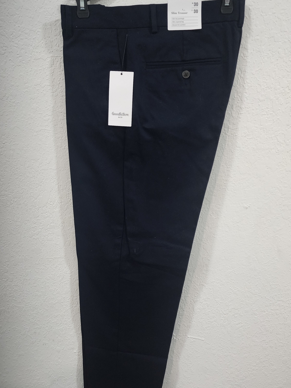 Goodfellow & Co Men’s Slim Trousers — Navy 30x39